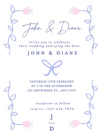 Image 2 of Thallasa Suite | Editable Wedding Invitation & Signage Collection | Instant Download