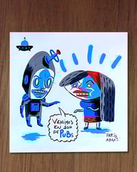 Venimos En Son De Pubs 21x21 cm