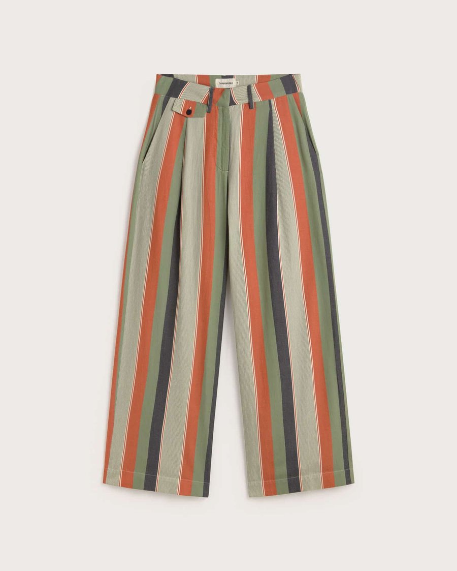 Image of 2-Pantalones a rayas multicolor Pat 