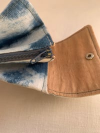 Image 3 of Lithuanian linen wallet / TIE-DYE #003
