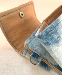 Image 5 of Lithuanian linen wallet / TIE-DYE #003