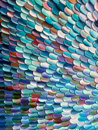 Image 2 of 'Stella azure 12' - 184x94cm, FRAMED