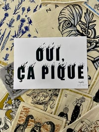 Image 3 of Ça pique! - Sérigraphie sur Papier - A5 14,8× 21 cm by Martie