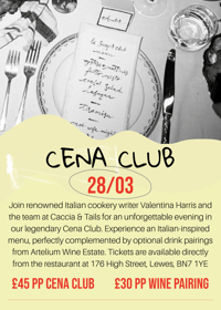 Cena Club - Valentina Harris - 28/03/2026
