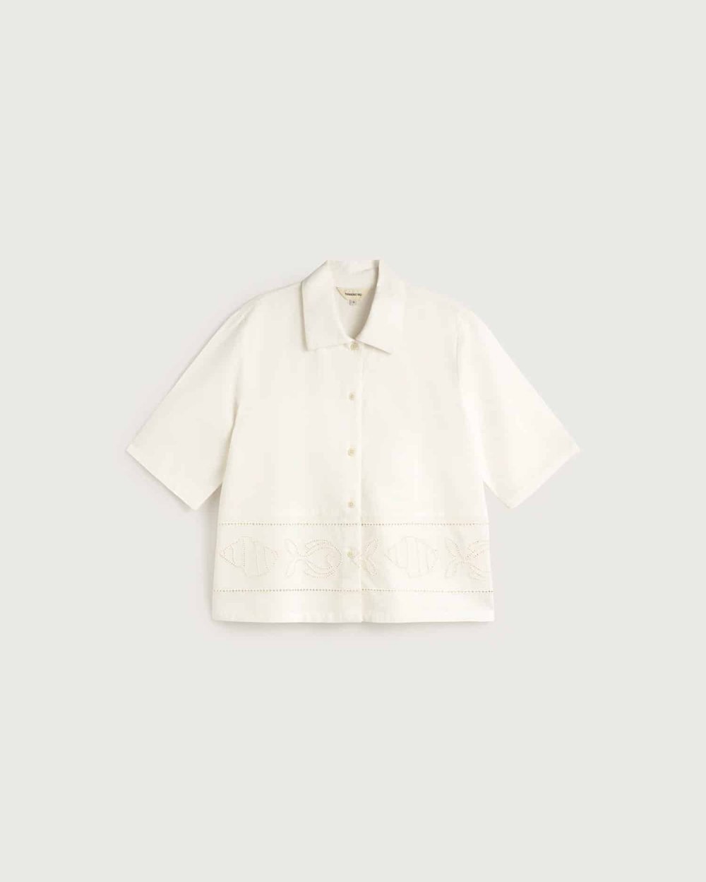 Image of 1-Blusa Vainica blanca 