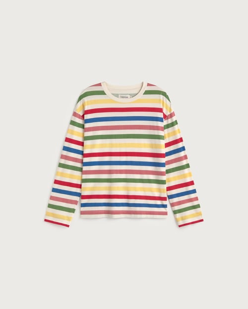 Image of 1-Camiseta rayas Emily multicolor
