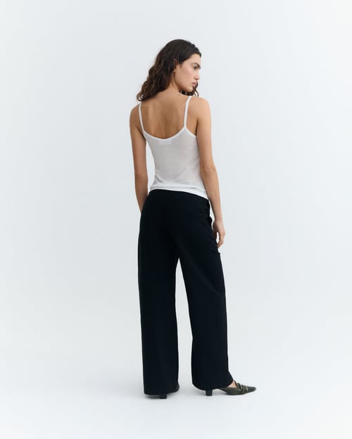Image of 2-Pantalones negros Karina tiro alto