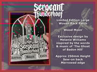 Sergeant Thunderhoof - Large 'Blood Moon' Patch