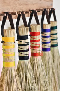 Image 3 of Broomcorn Bundle Hand Brush Broom 30cm 