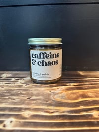 Image 3 of Caffeine and Chaos candle - Coconut soy wax, clean-burning, eco-friendly