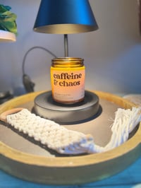 Image 2 of Caffeine and Chaos candle - Coconut soy wax, clean-burning, eco-friendly