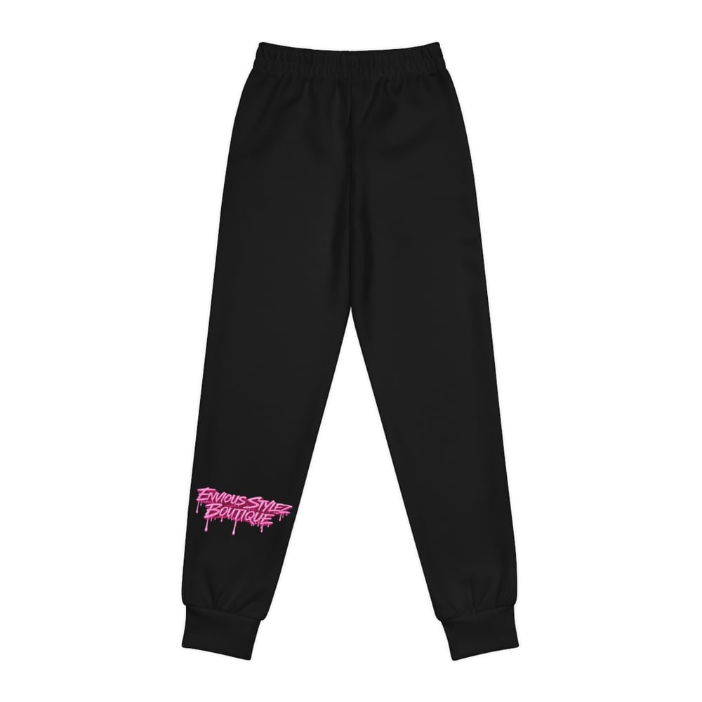 Image of Youth Joggers — "Pressure Makes Diamonds" Pink Graphic Sweatpants