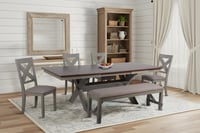 NAt-D109 / TABLE AND 4 X SIDE CHAIR SET