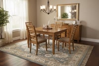 NAt-D411 / TABLE AND 4 X SIDE CHAIR SET