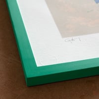 Image 3 of Green Frame (Florence B Hutchings - 'Resting In Bloom') Frame Only