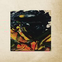 Image 4 of ARTIFACTS & URANIUM 'Lagoons' Transparent 'Burnt Out' Orange LP