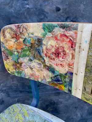 Image of painting chair - english garden