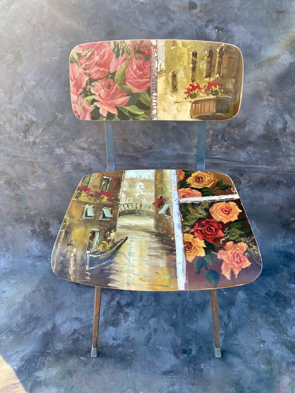 Image of painting chair - italian rose