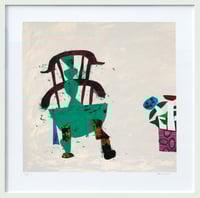 Image 1 of Cream Frame (Florence B Hutchings - 'Resting In Bloom') Frame Only