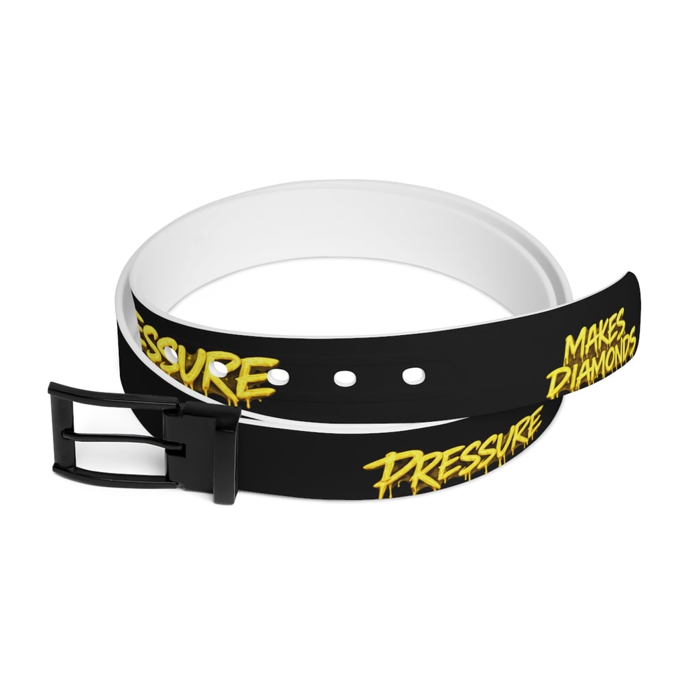 Image of Pressure Makes Diamonds Graphic Belt — Streetwear Statement Accessory