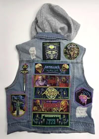 Image 1 of Custom Hooded Battle Vest One of a Kind Women's Size M