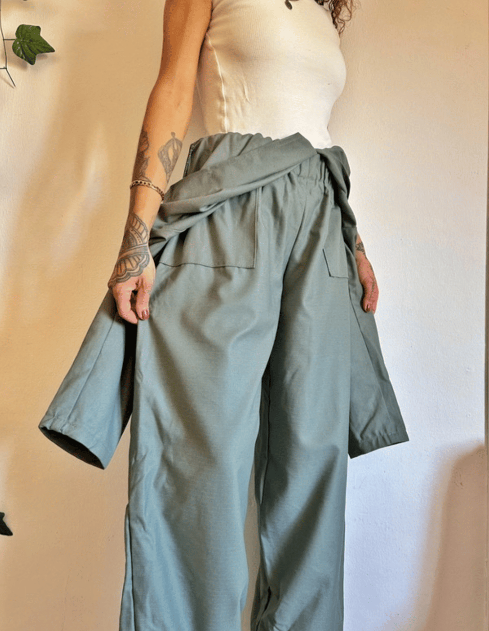 Image of grey jumpsuit 