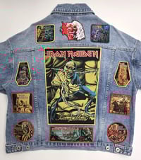 Image 1 of Custom One of a Kind Iron Maiden Jacket Women's XL