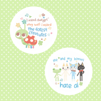 anti ai badges !! 🎨