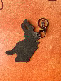 Image 2 of Brown Jackalope Embroidered Patch