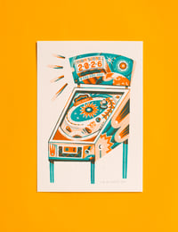 Image 3 of Pinball 2026 (riso print - A5)