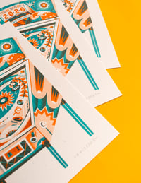 Image 2 of Pinball 2026 (riso print - A5)