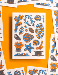 Image 1 of Seaside (riso print - A4)