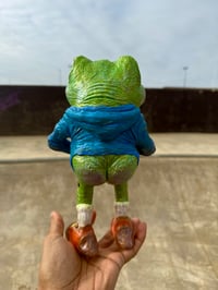 Image 4 of Remy the frog sculpture 
