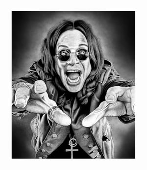 Image of Ozzy - Ballpoint Pen Drawing