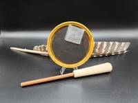 Image 3 of Quartersawn Osage Pot Call, Glass over Slate. #850