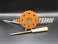 Image 1 of Mahogany Pot Call, Grey Slate over Glass. #719