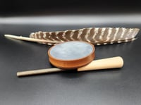 Image 2 of Mahogany Pot Call, Grey Slate over Glass. #719