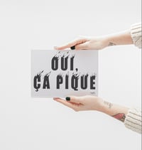 Image 1 of Ça pique! - Sérigraphie sur Papier - A5 14,8× 21 cm by Martie