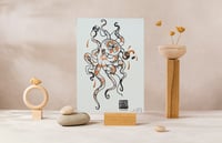 Image 3 of Kraken - Sérigraphie sur Papier - A6 10,5x14,8 cm by Mamie Loup