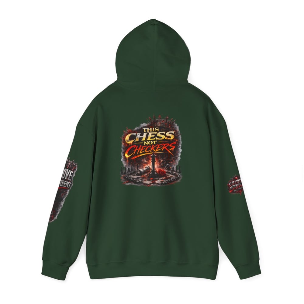 Image of Chess Not Checkers Hoodie — "I’m The One They Warned" Graphic Pullover