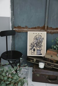 Image 2 of La Cabane du Poulpe - Patch XL - 21x29,7 cm by Napo