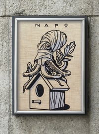 Image 4 of La Cabane du Poulpe - Patch XL - 21x29,7 cm by Napo