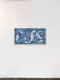 Image 2 of "Blue Daisy Painted in Maine" by America Martin