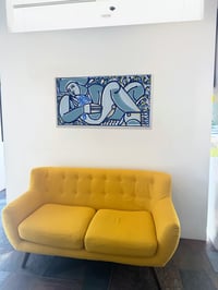 Image 8 of "Blue Daisy Painted in Maine" by America Martin