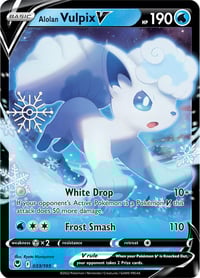 Alolan Vulpix V - 033/195 (Holiday Calendar) - Miscellaneous Cards & Products - Sealed
