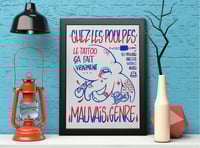 Image 1 of Mauvais Genre - Sérigraphie sur Papier -  A4 21x29,7cm by Martie