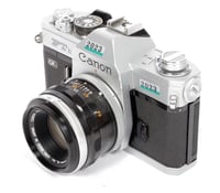 Image 3 of Canon FTb 35mm SLR Film Camera with 50mm F1.8 lens #2023