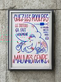 Image 5 of Mauvais Genre - Sérigraphie sur Papier -  A4 21x29,7cm by Martie