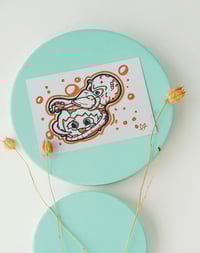 Image 4 of Poulpe Attack - Sérigraphie sur Papier - A6 10,5x14,8 cm by Fast Freak