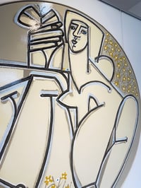 Image 6 of "Woman with Butterfly (Round)" by America Martin